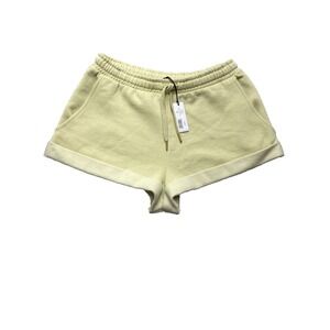 WeWoreWhat Pull On Sweat‎ Shorts Womens Medium Green Hight Rise